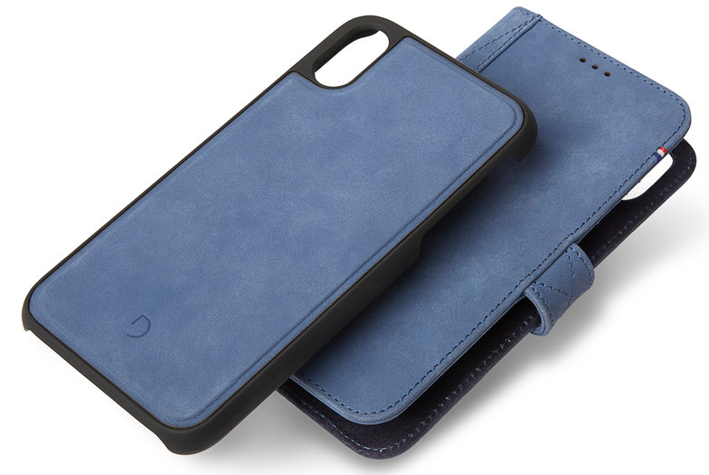 Concentratie Inspecteren eigenaar Decoded 2 in 1 Wallet iPhone XR hoesje Blauw - Appelhoes