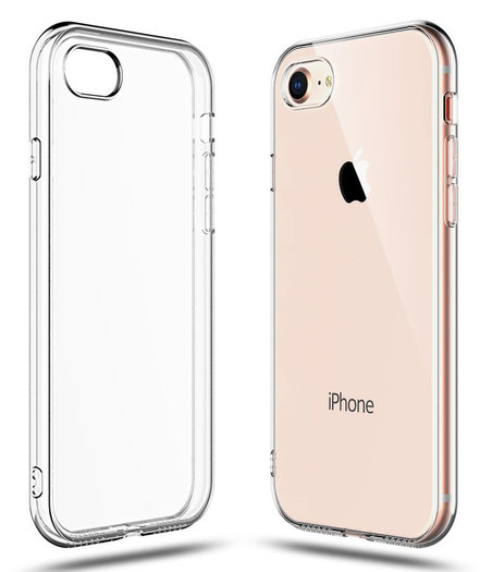 Roos Kers dialect Tech Protection iPhone 8 hoesje Transparant - Appelhoes