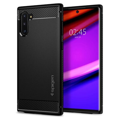 Spigen Rugged Armor Galaxy Note 10 hoesje Zwart