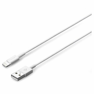 Spigen C10LS MFI Lightning naar USB kabel 1 meter Wit