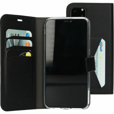 Mobiparts Classic Wallet iPhone 11 hoesje Zwart