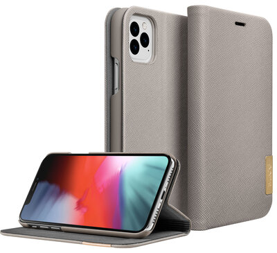 LAUT Prestige Folio iPhone 11 Pro hoesje Taupe