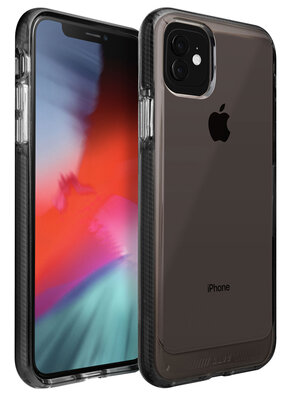 LAUT Fluro Crystal iPhone 11 hoesje Zwart