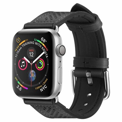 Spigen Retro Fit Apple Watch 44 mm bandje Zwart