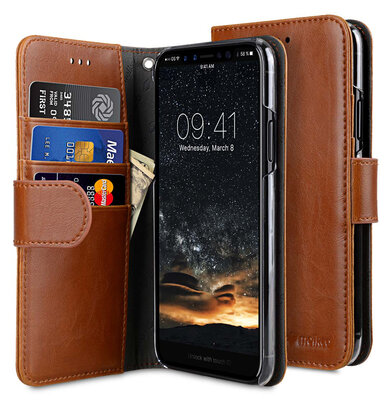 Melkco Wallet iPhone 11 hoesje Bruin