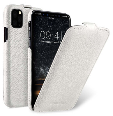 Melkco Leather Jacka iPhone 11 Pro hoesje Wit