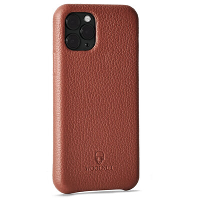 Woolnut Leather case iPhone 11 Pro hoesje Bruin