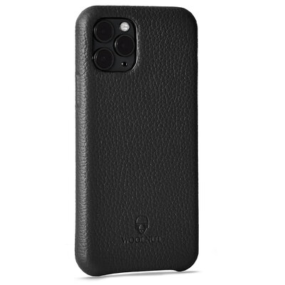 Woolnut Leather case iPhone 11 Pro hoesje Zwart
