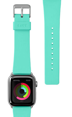 LAUT Huex Pastel Apple Watch 44 mm bandje Mintgroen