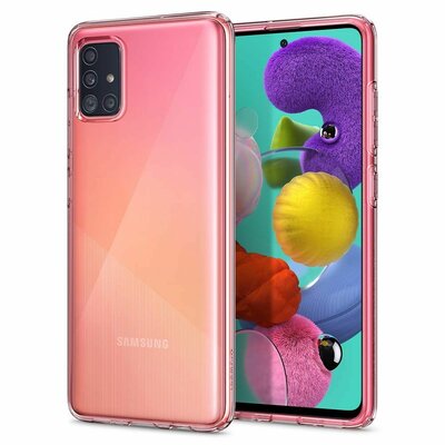 Spigen Liquid Crystal Galaxy A71 hoesje Doorzichtig