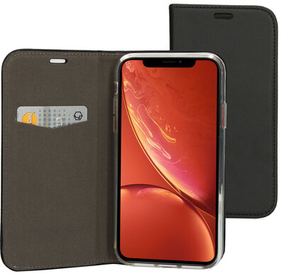 Mobiparts Book iPhone XR hoesje Zwart