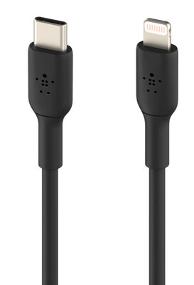 Belkin BoostCharge Lightning USB-C kabel 1 meter Zwart