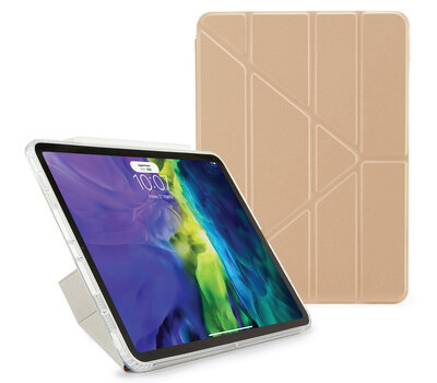 Pipetto Origami TPU iPad Pro 11 inch 2020 hoesje Goud