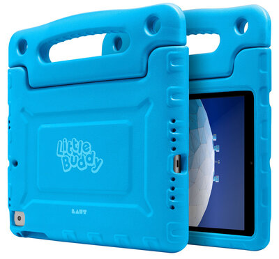 LAUT Little Buddy iPad 2019 hoesje Blauw