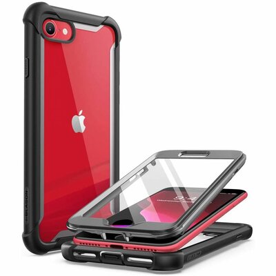 Supcase Ares Rugged iPhone SE 2022 / 2020 hoesje Zwart