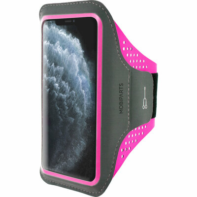 Mobiparts Comfort iPhone 11 Pro Max sportband Roze