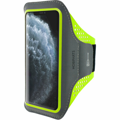 Mobiparts Comfort iPhone 11 Pro Max sportband Groen