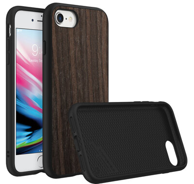 RhinoShield SolidSuit iPhone SE 2022 / 2020 hoesje Black Oak