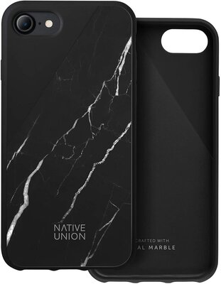 Native Union Clic Marble iPhone SE 2020 hoesje Zwart