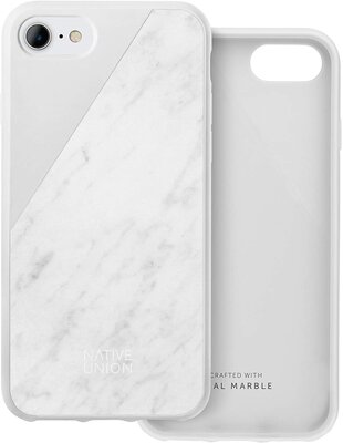 Native Union Clic Marble iPhone SE 2020 hoesje Wit