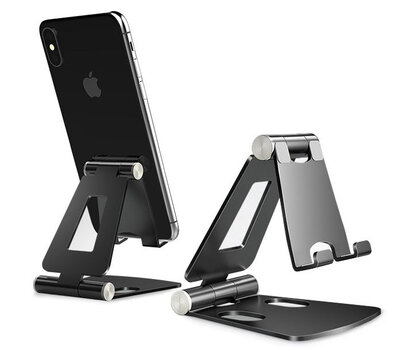 TechProtection AluStand opvouwbare iPhone standaard Grijs