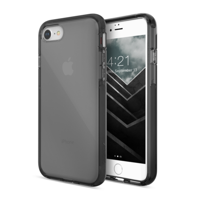 X-Doria Defense Clear iPhone SE 2022 / 2020 hoesje Zwart