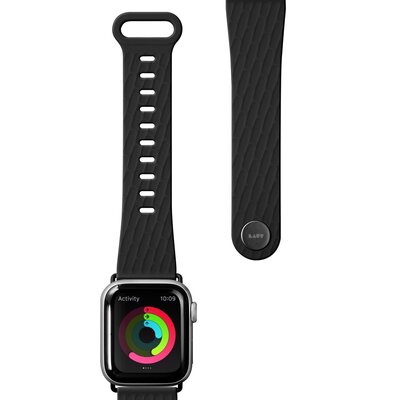 LAUT Active Apple Watch 44 mm bandje Zwart