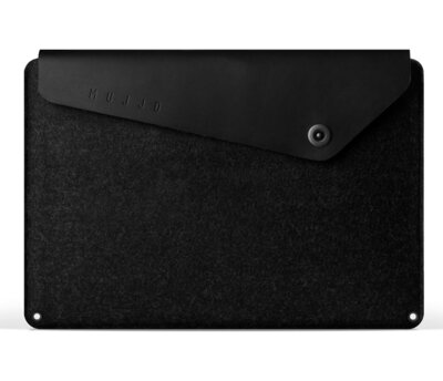 Mujjo Originals MacBook Pro 16 inch sleeve Zwart