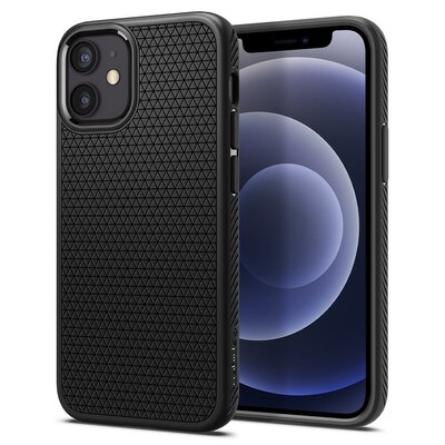 Spigen Liquid Air iPhone 12 mini hoesje Zwart