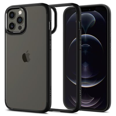 Spigen Ultra Hybrid iPhone 12 Pro Max hoesje Zwart