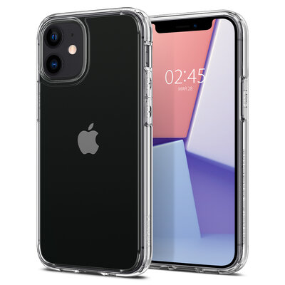 Spigen Crystal Hybrid iPhone 12 Pro / iPhone 12 hoesje Doorzichtig