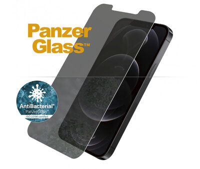 PanzerGlass Privacy Glazen iPhone 12 Pro / iPhone 12 screenprotector