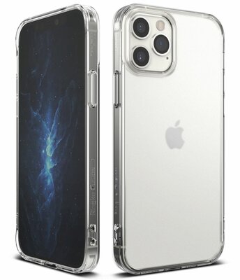 Ringke Fusion iPhone 12 Pro / iPhone 12 hoesje Mat Doorzichtig