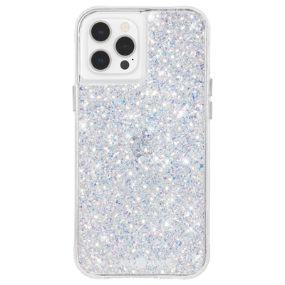 Case-Mate Twinkle iPhone 12 Pro / iPhone 12 hoesje Zilver