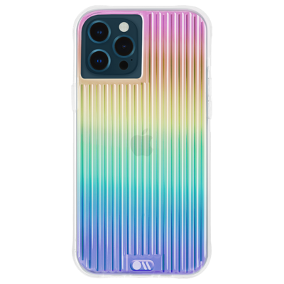 Case-Mate Tough Groove iPhone 12 Pro / iPhone 12 hoesje Iridescent