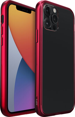 LAUT Exoframe iPhone 12 Pro Max hoesje Rood