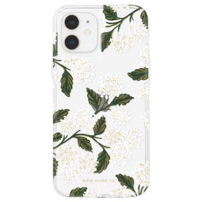 Case-Mate Rifle Paper iPhone 12 mini hoesje Hydrangea