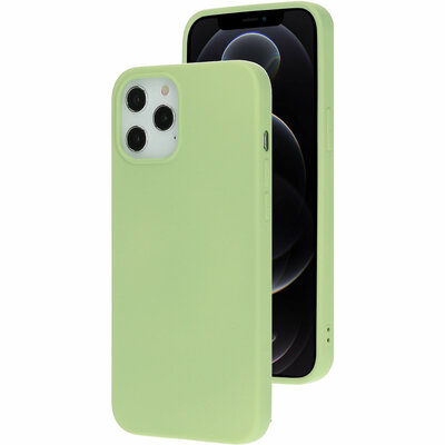 Mobiparts Silicone iPhone 12 Pro / iPhone 12&nbsp;hoesje Groen