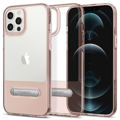 Spigen Slim Armor Essential S iPhone 12 Pro Max hoesje Rose