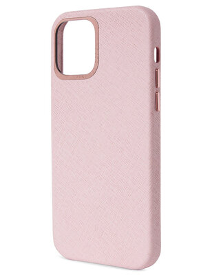 Decoded Leather Backcover iPhone 12 Pro / 12 hoesje Rose