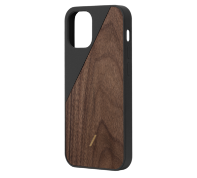 Native Union Clic Wooden iPhone 12 Pro Max hoesje Zwart