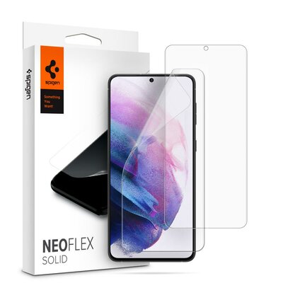 Spigen Neo Flex Solid Galaxy S21 screenprotector 2 pack 