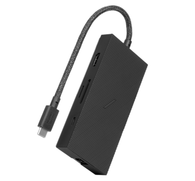 Native Union Smart 7 poort USB-C hub Zwart