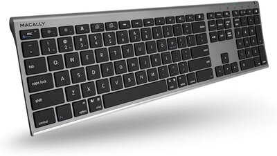 MacAlly ACEKEY bluetooth draadloos aluminium toetsenbord Grijs