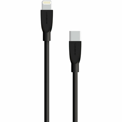 Mobiparts USB-C naar&nbsp;Lightning kabel 1 meter Zwart