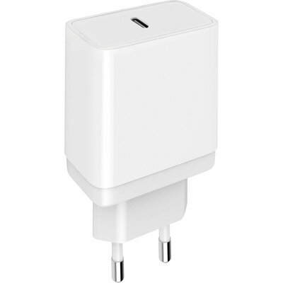 Mobiparts 20 watt USB-C oplader Wit