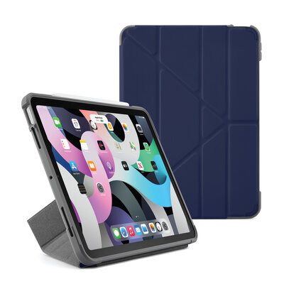 Pipetto Shield Origami iPad Air 10,9 inch hoesje Donkerblauw