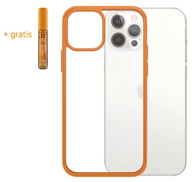 PanzerGlass ClearCase iPhone 12 Pro Max hoesje Oranje