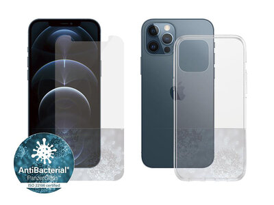 PanzerGlass iPhone 12 Pro Max screenprotector + hoesje kit