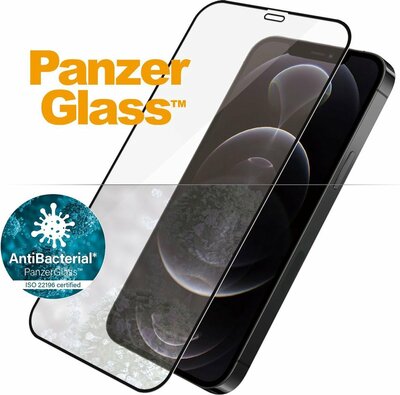 PanzerGlass Edge to Edge Glazen iPhone 12 Pro / iPhone 12 screenprotector
